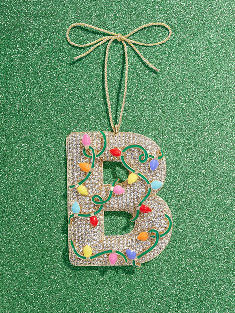 Let It Glow Initial Ornament - Let it Glow Initial