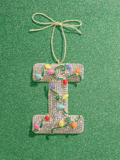 Let It Glow Initial Ornament - Let it Glow Initial