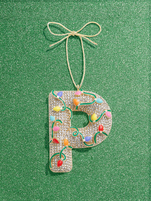 Let It Glow Initial Ornament - Let it Glow Initial