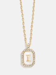 Gold & Mother of Pearl Initial Necklace - Mother Of Pearl