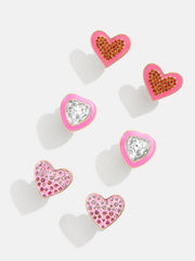 Sweetheart Kids' Earring Set - Heart