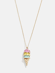 I Scream, You Scream Kids' Necklace - Ice Cream