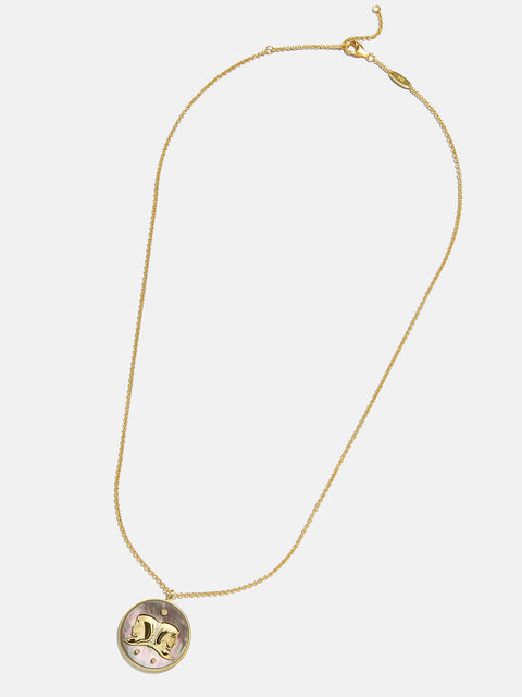 Zodiac 18K Gold Medallion Necklace