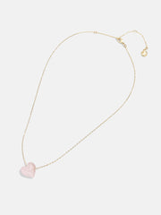 Juno Rose Quartz Necklace - Rose Quartz Stone