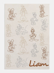 Sensational Six Disney Custom Blanket - Natural / Beige