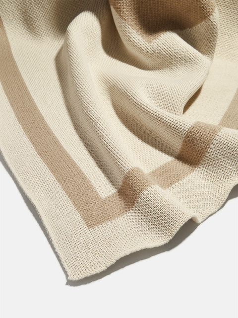 Monogram Custom Blanket - Natural / Beige