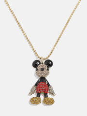 Mickey Mouse Disney 3D Necklace - Black/Red