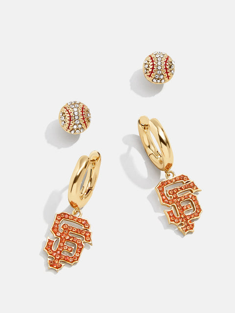 MLB Earring Set - San Francisco Giants