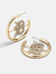 MLB Gold Logo Hoops - Detroit Tigers