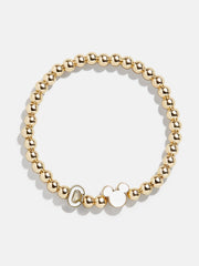 Mickey Mouse disney Initial Pisa Bracelet - White