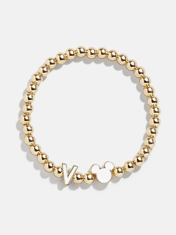 Mickey Mouse disney Initial Pisa Bracelet - White