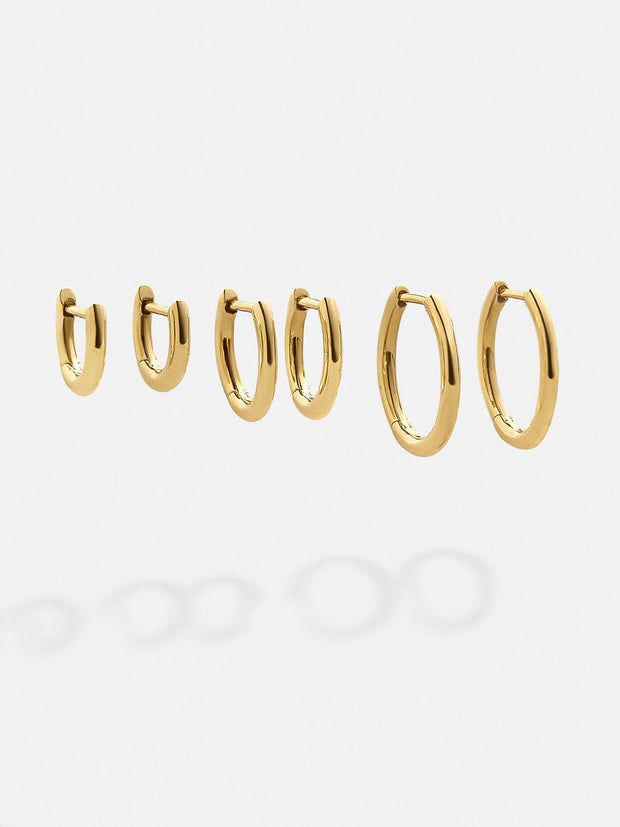 Verbena 18K Gold Earring Set - Gold