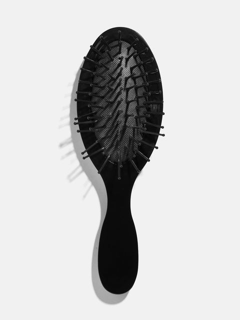 Fine Line Mini Custom Hair Brush - Black/White