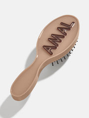 Fine Line Mini Custom Hair Brush - Light Brown/Dark Brown