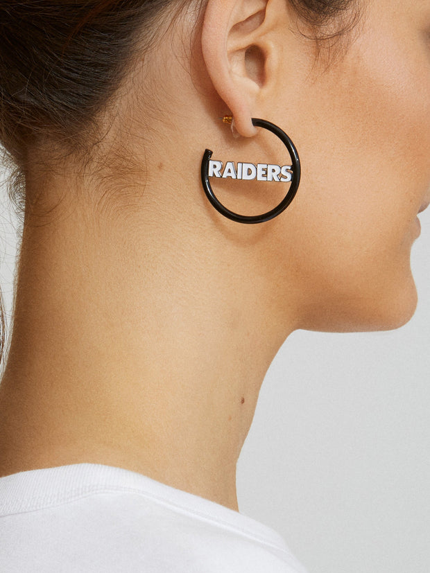 Las Vegas Raiders NFL Logo Hoops - Las Vegas Raiders