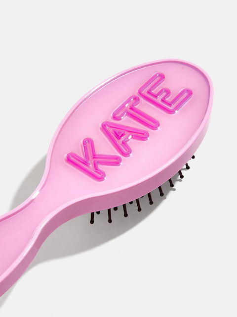 Fine Line Mini Custom Hair Brush - Pink/Hot Pink