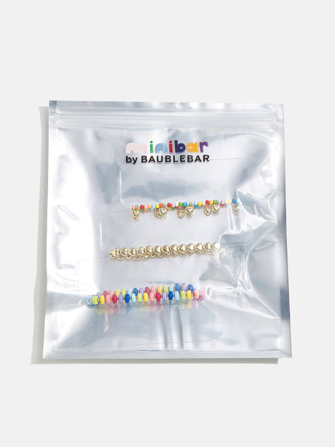 Beads Please Kids' Bracelet Set - Kids' Hearts