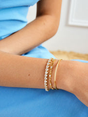 Yael 18K Gold Bracelet - 18K Gold Plated Sterling Silver