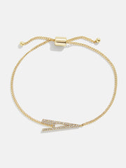 East West Initial Bracelet - Gold/Pavé