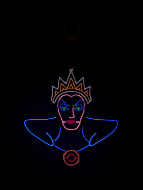 disney The Evil Queen 2D Glow-in-the-Dark Bag Charm - Glow-in-the-Dark Evil Queen