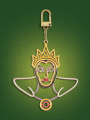 disney The Evil Queen 2D Glow-in-the-Dark Bag Charm - Glow-in-the-Dark Evil Queen