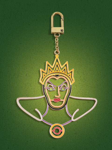 disney The Evil Queen 2D Glow-in-the-Dark Bag Charm - Glow-in-the-Dark Evil Queen