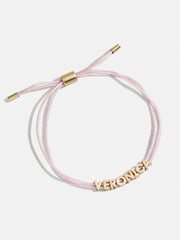 Custom Cord Bracelet - Light Pink