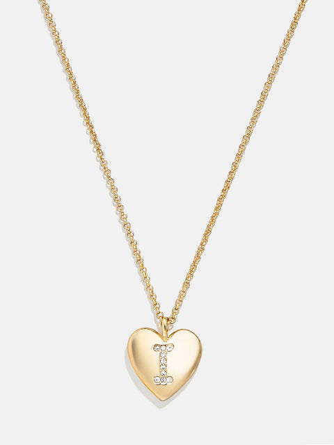 Little Love Kids' Initial Heart Necklace - Gold