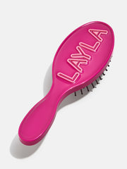 Fine Line Mini Custom Hair Brush - Magenta/Light Pink