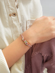 Kids' Custom Cord Bracelet - Pink