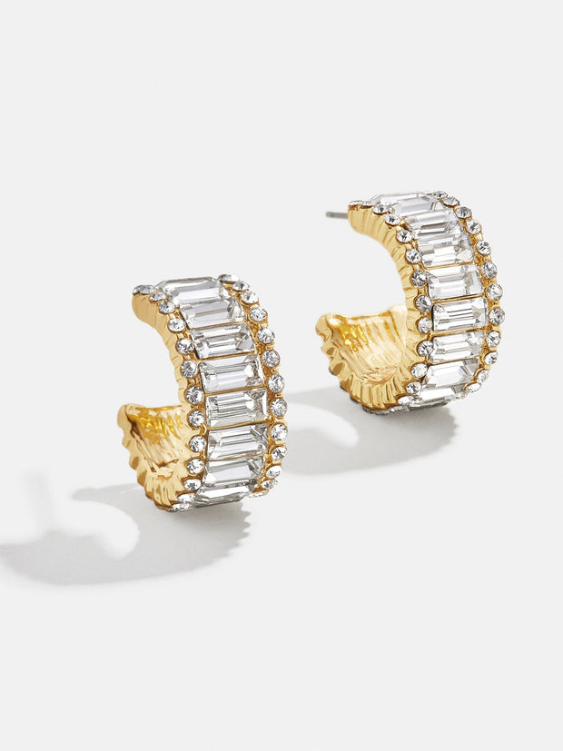 Noa Earrings - Gold/Pavé