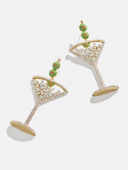 Pimento Memento Martini Earrings - Dirty Martini