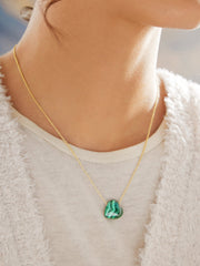 Juno Malachite Necklace - Malachite Stone