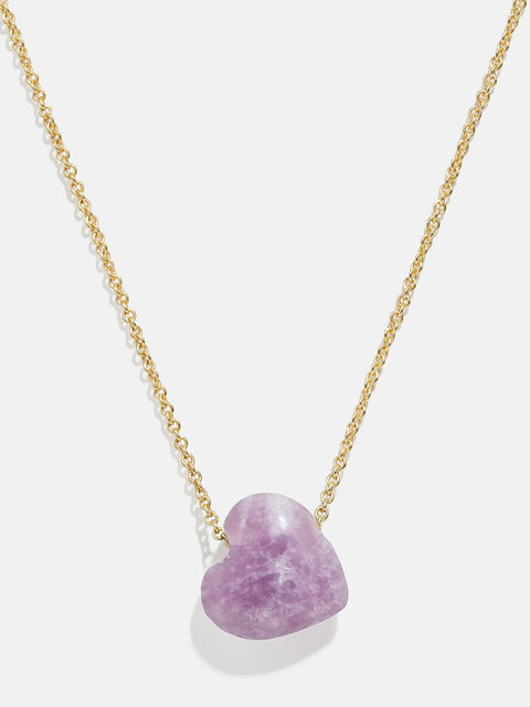 Juno Pink Lepidolite Necklace - Pink Lepidolite Stone