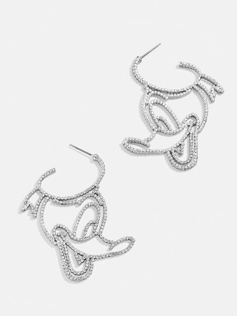 Donald Duck Disney Outline Earrings - Donald Duck