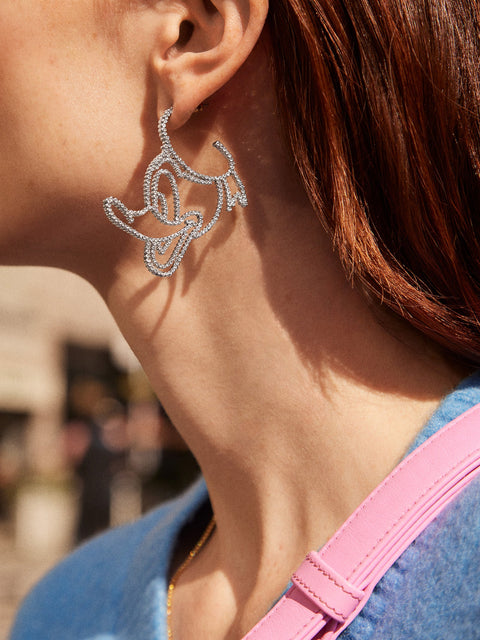 Donald Duck Disney Outline Earrings - Donald Duck