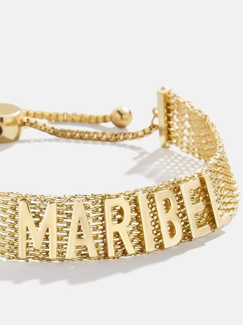 Custom Mesh Bracelet - Gold