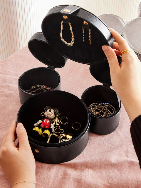 Mickey Mouse Disney Tabletop Storage Case - Metallic Black