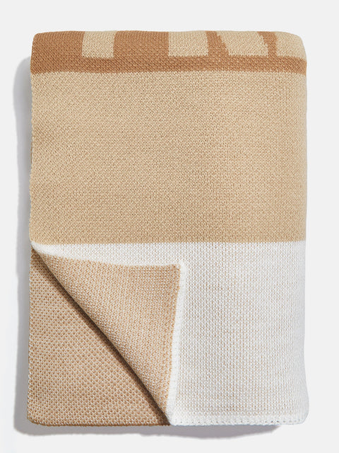 Flip It and Reverse It Custom Blanket - Beige