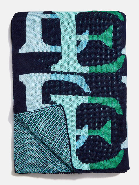 Got Your Back Custom Blanket - Blue/Green