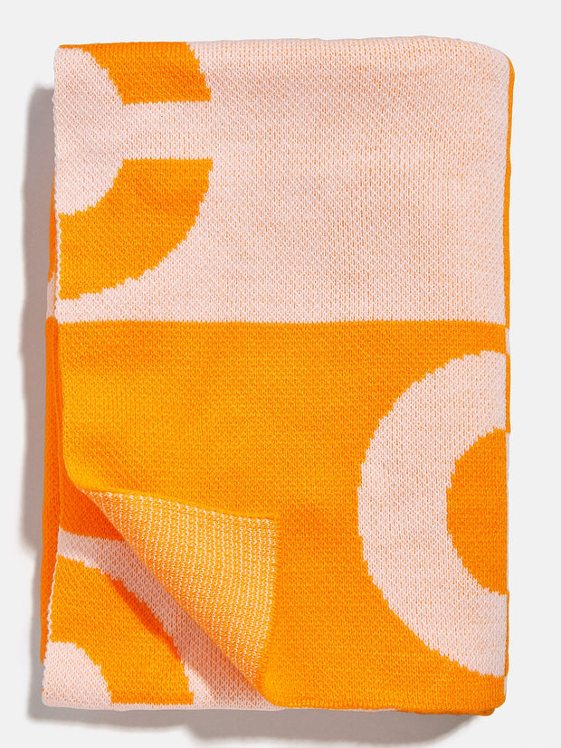 Opposites Attract Custom Blanket - Orange/Light Orange