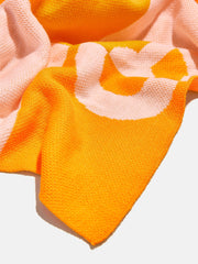 Opposites Attract Custom Blanket - Orange/Light Orange