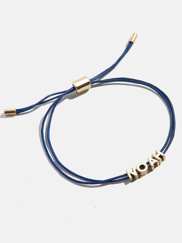 Custom Cord Bracelet - Navy