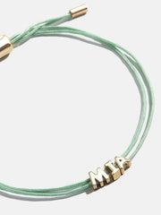 Custom Cord Bracelet - Mint