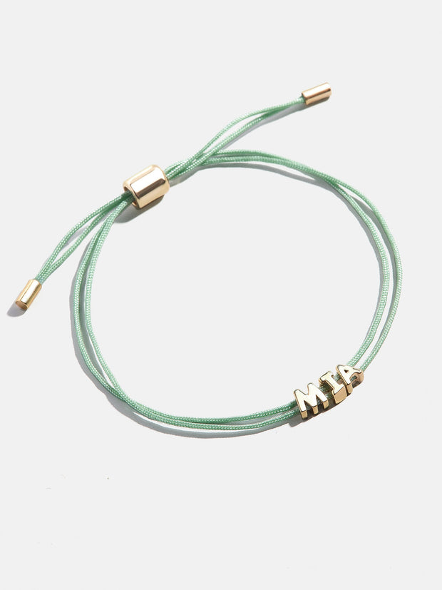 Custom Cord Bracelet - Mint