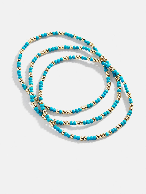 Sadie Bracelet Set - Turquoise