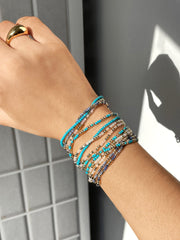 Sadie Bracelet Set - Turquoise