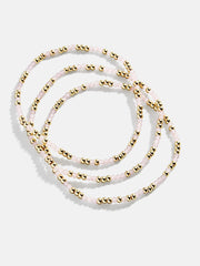 Sadie Bracelet Set - Blush