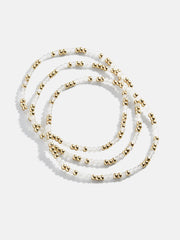 Sadie Bracelet Set - White