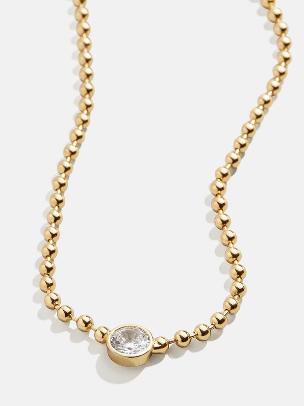 Kaycee Necklace - Gold/Pavé